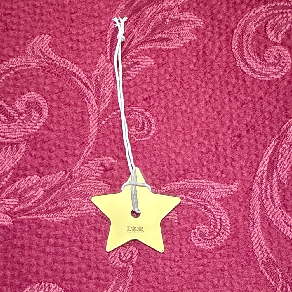 Dior Gold Star Ornament